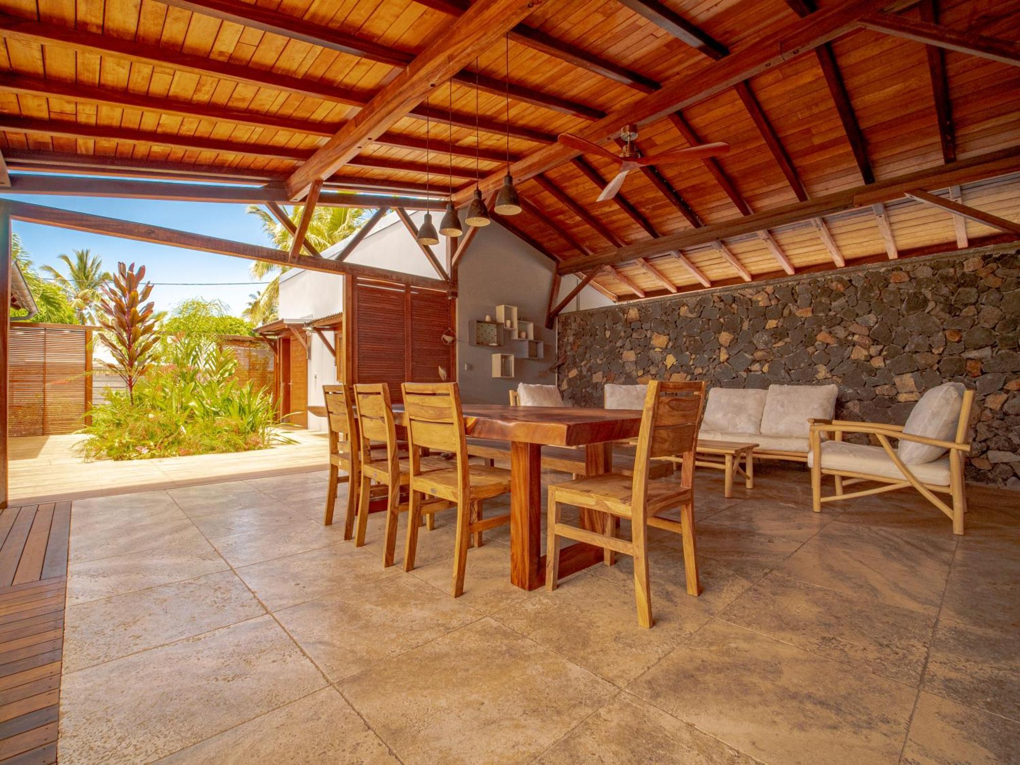 La Kaz Veloutier - Villa 4 Chambres Avec Piscine La Saline Le Bains Eksteriør bilde