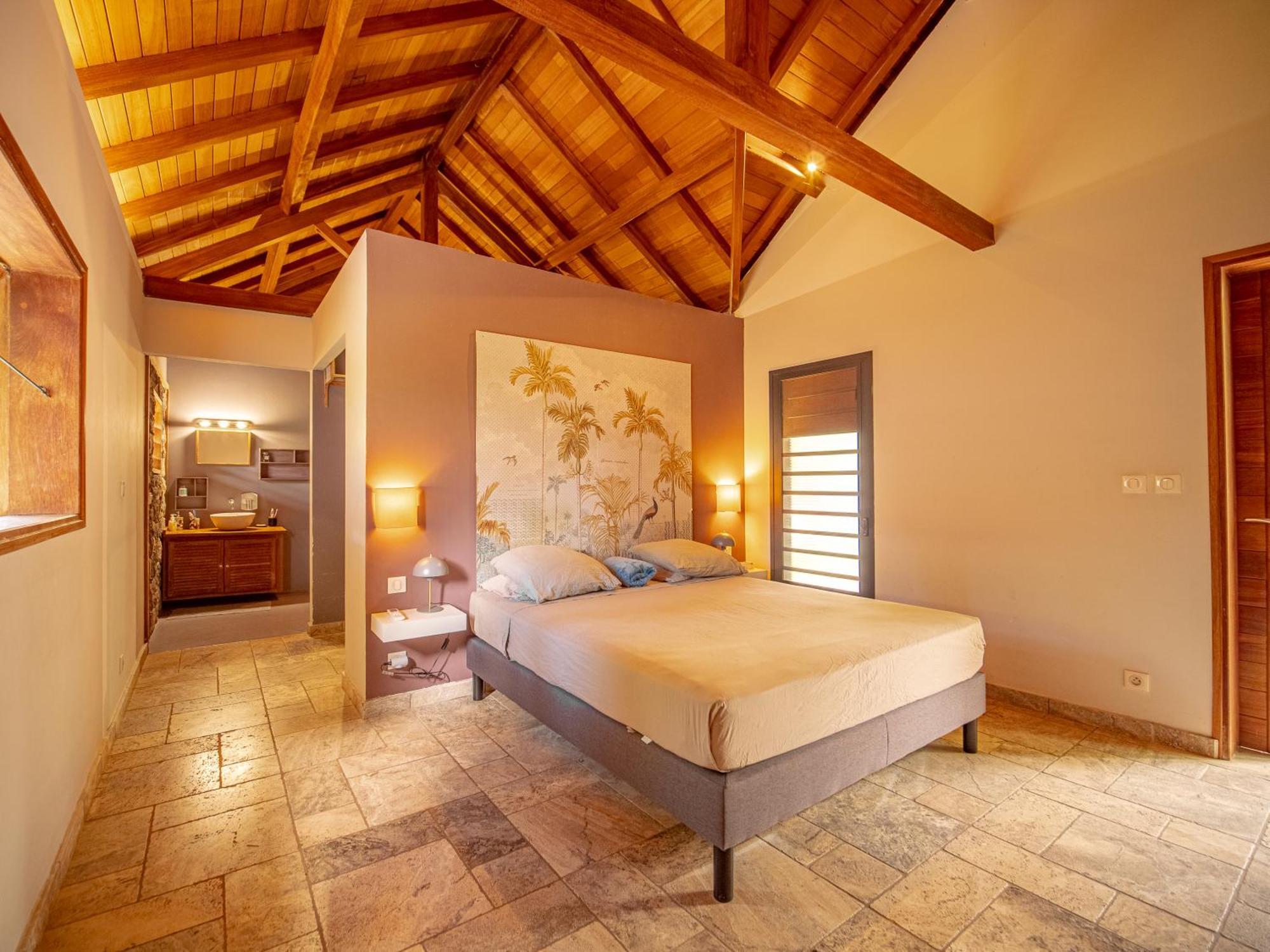 La Kaz Veloutier - Villa 4 Chambres Avec Piscine La Saline Le Bains Eksteriør bilde