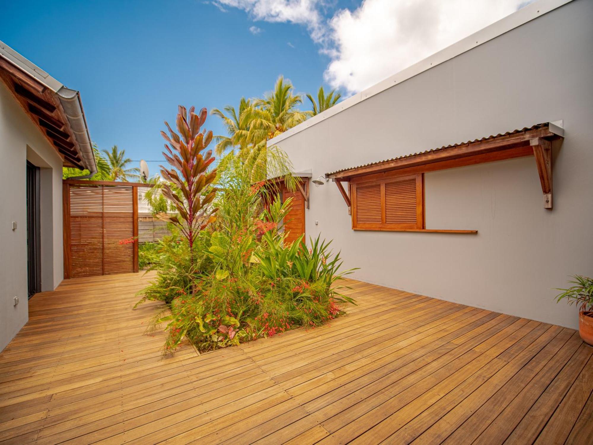 La Kaz Veloutier - Villa 4 Chambres Avec Piscine La Saline Le Bains Eksteriør bilde