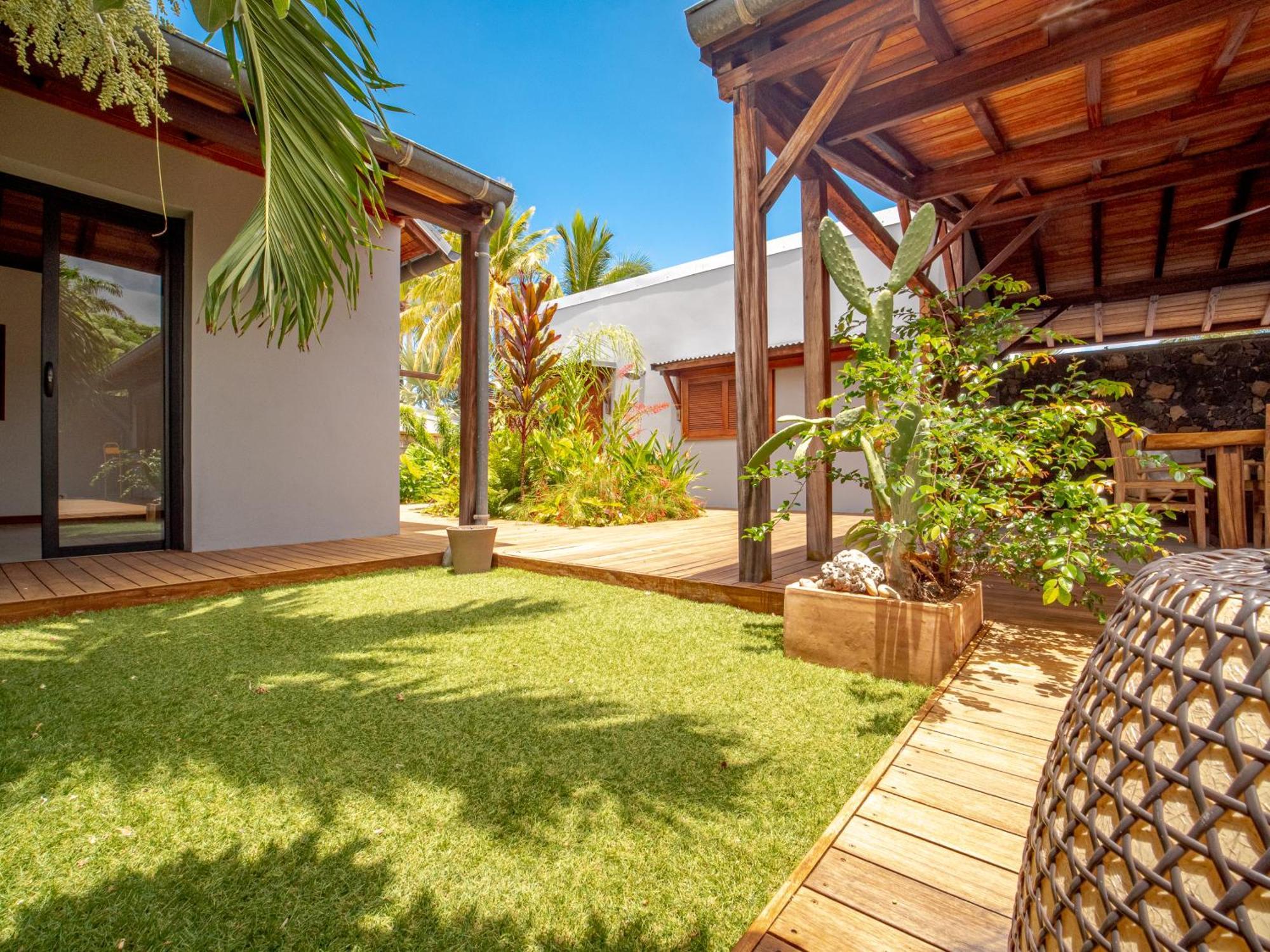 La Kaz Veloutier - Villa 4 Chambres Avec Piscine La Saline Le Bains Eksteriør bilde